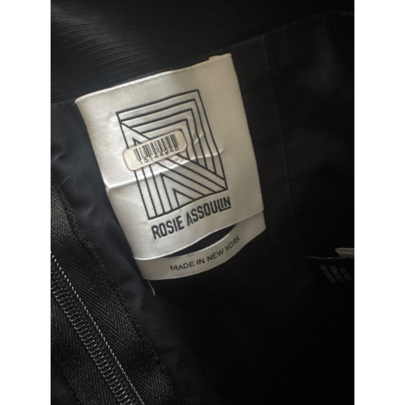 Rosie Assoulin  Flap Around Black Colorblock Ruffle Maxi Dress Size 2 - Picture 13 of 15